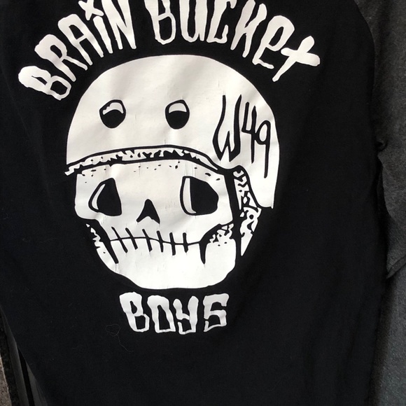 West 49 Boys XL/16 Brain Bucket Boys Tee, GUC - Picture 5 of 6